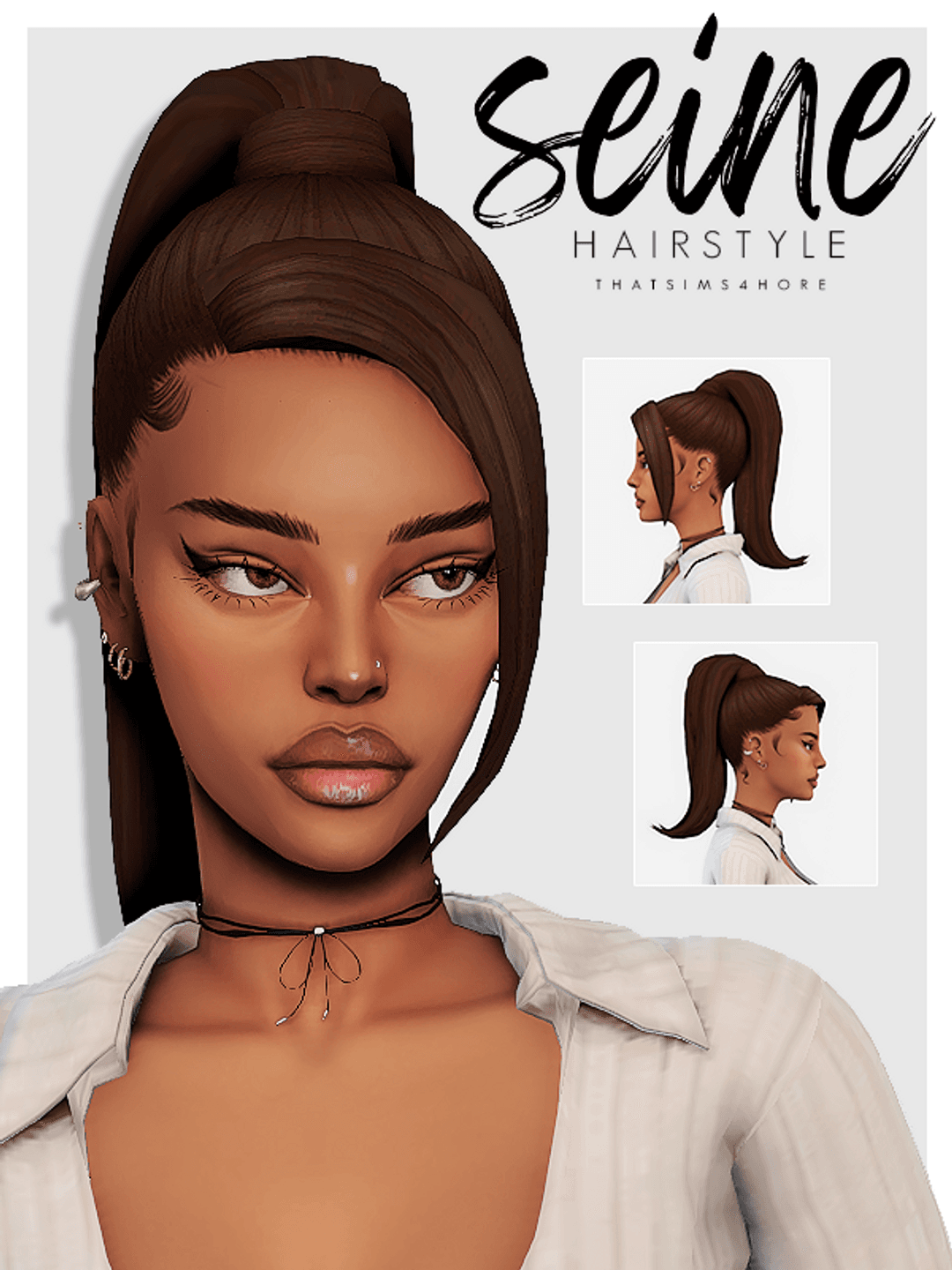 Скриншот мода Прическа Seine Hairstyle